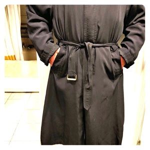 Dark Grey Emporio Armani trench coat